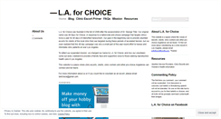 Desktop Screenshot of la4choice.org